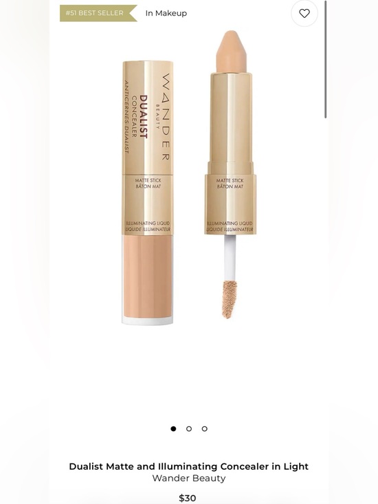 Wander Beauty Other - New in box Wander Beauty Dualist Matte and Illuminating Concealer - plus gift -